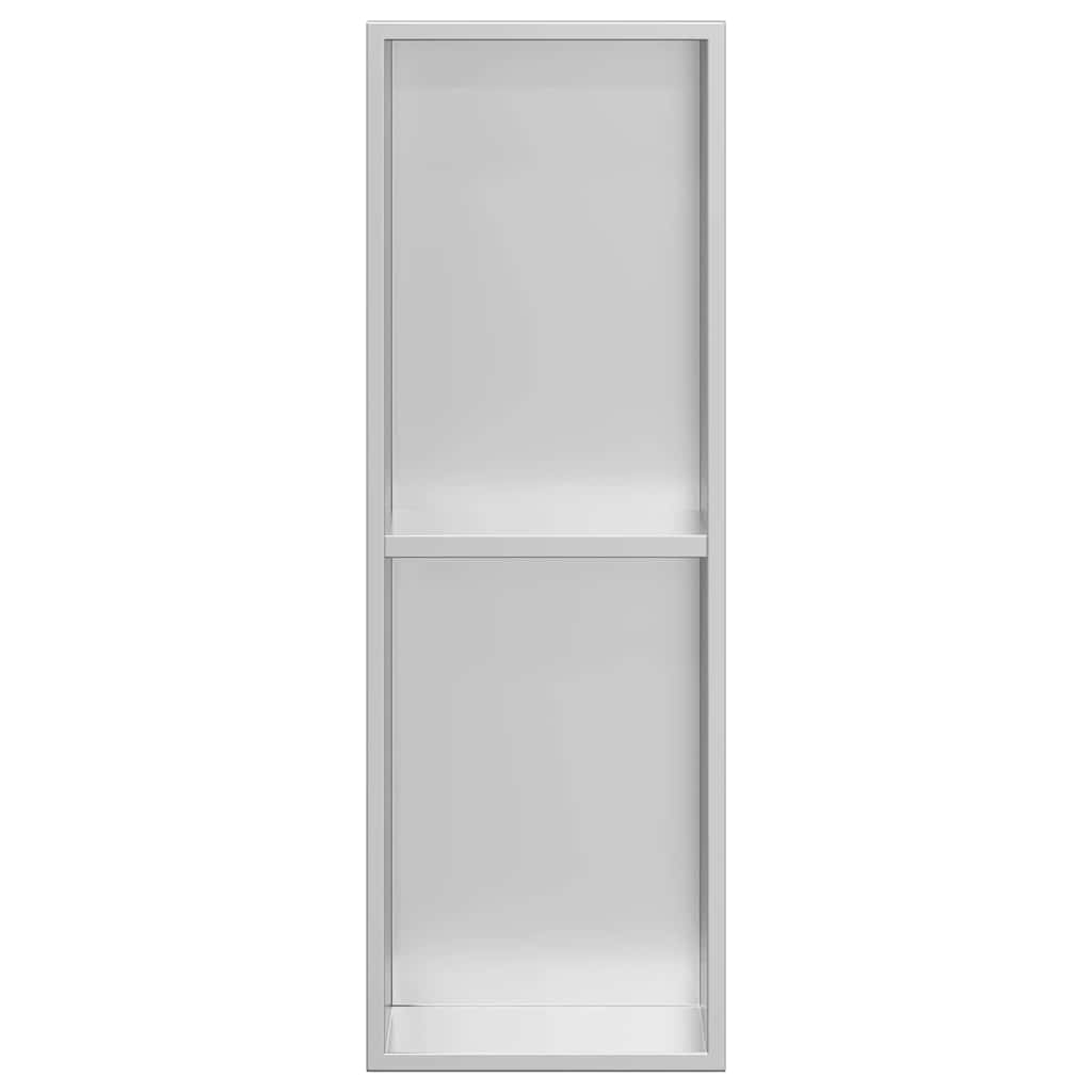 Ničica za tuš Srebrno 60 x 20 x 9,5 cm Nehrđajući čelik