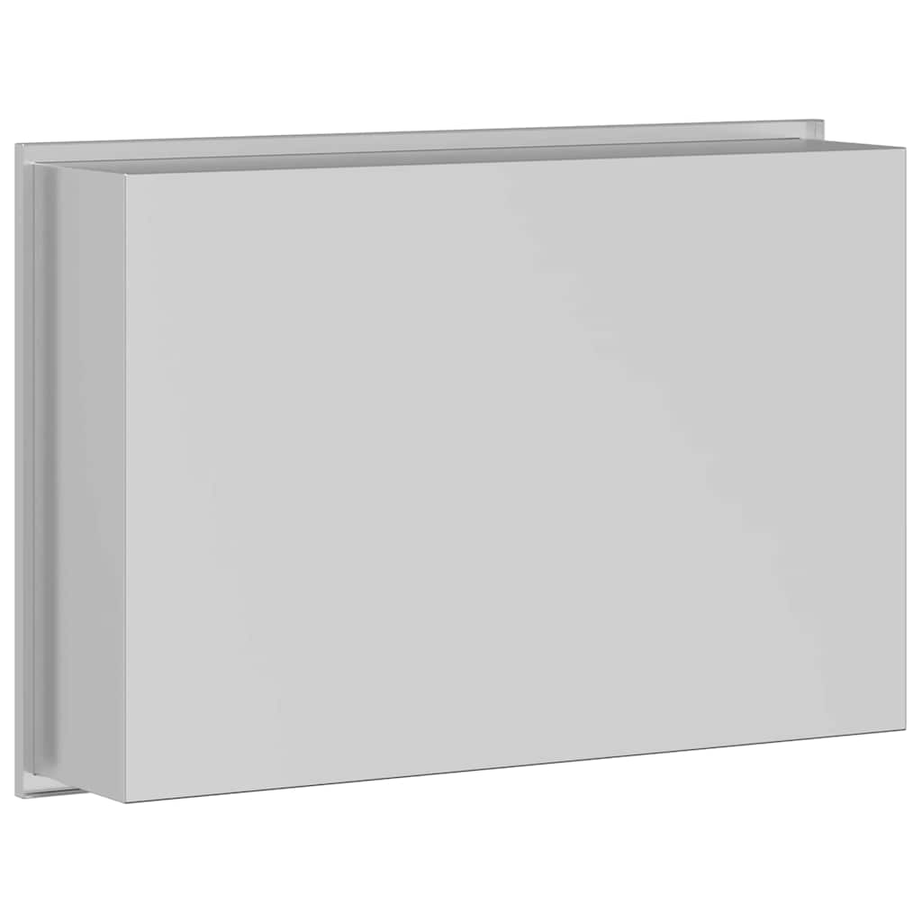 Ničica za tuš Srebrno 45 x 30 x 9,5 cm Nehrđajući čelik