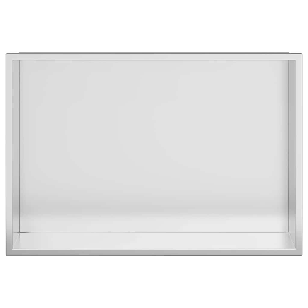 Ničica za tuš Srebrno 45 x 30 x 9,5 cm Nehrđajući čelik