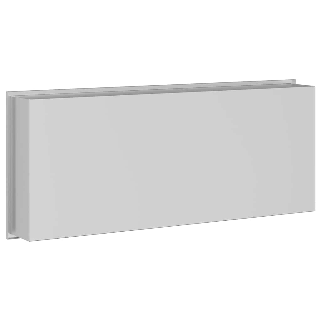 Ničica za tuš Srebrno 75 x 30 x 9,5 cm Nehrđajući čelik