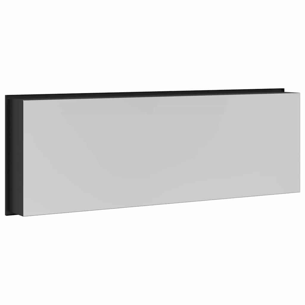 Ničica za tuš Crna 90 x 30 x 9,5 cm Nehrđajući čelik