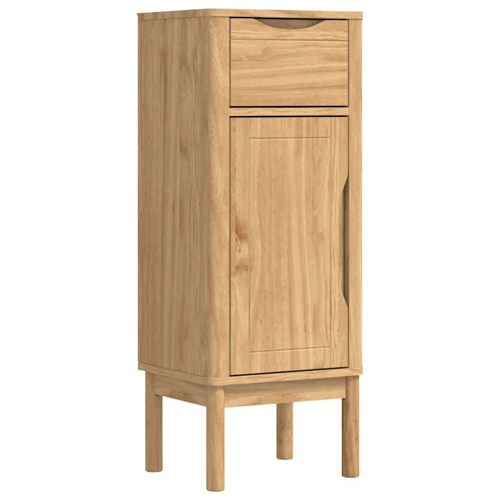 Kupaonski ormar s ladicama FLORO Vosak smeđa 35 x 30 x 90 cm