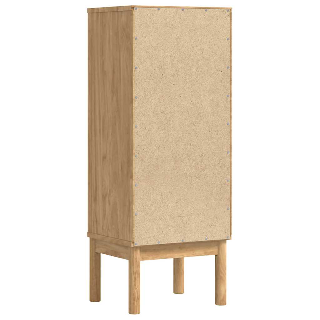 Kupaonski ormar s ladicama FLORO Vosak smeđa 35 x 30 x 90 cm