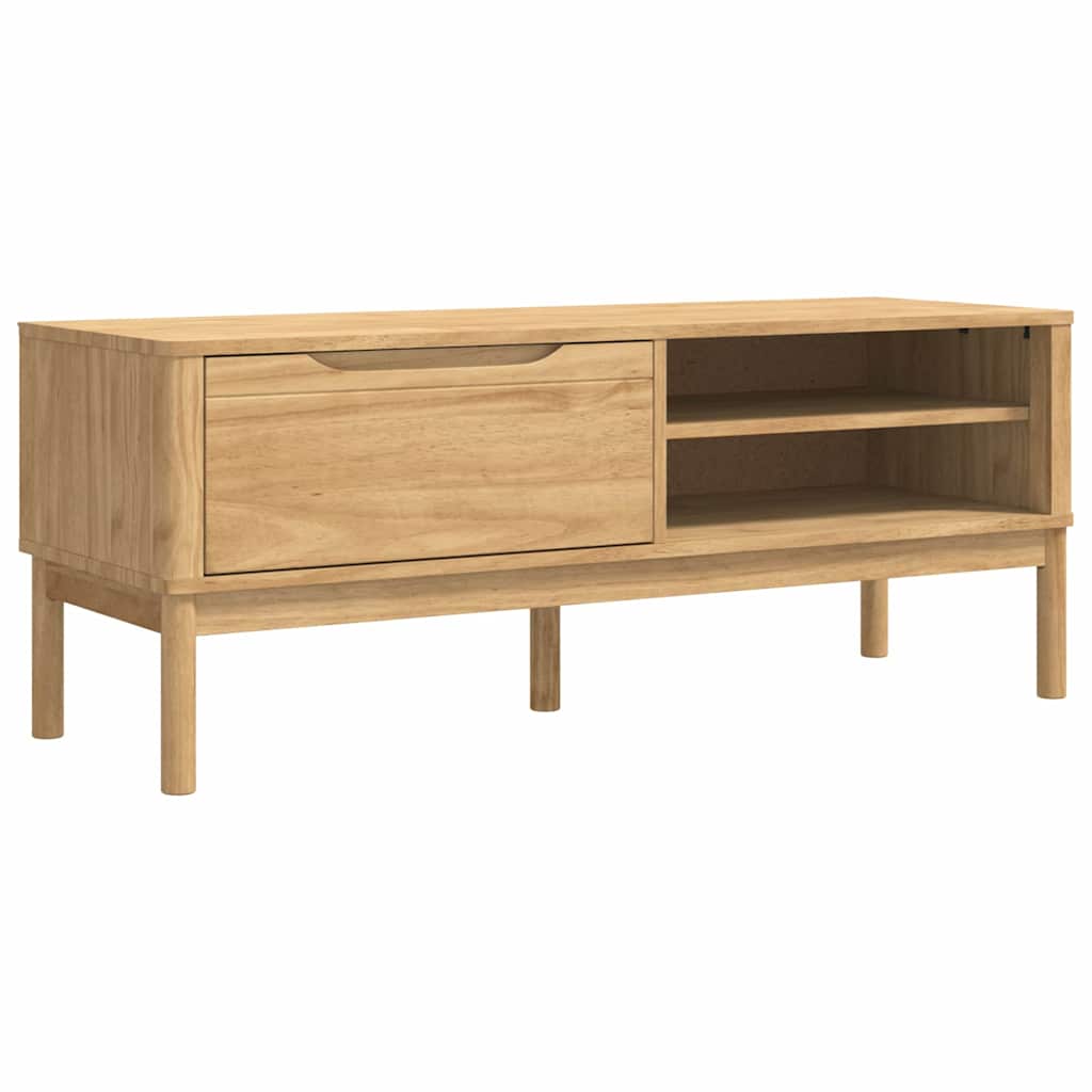Klupa za hodnik s ladicama FLORO Vosak smeđa 115 x 40 x 45 cm