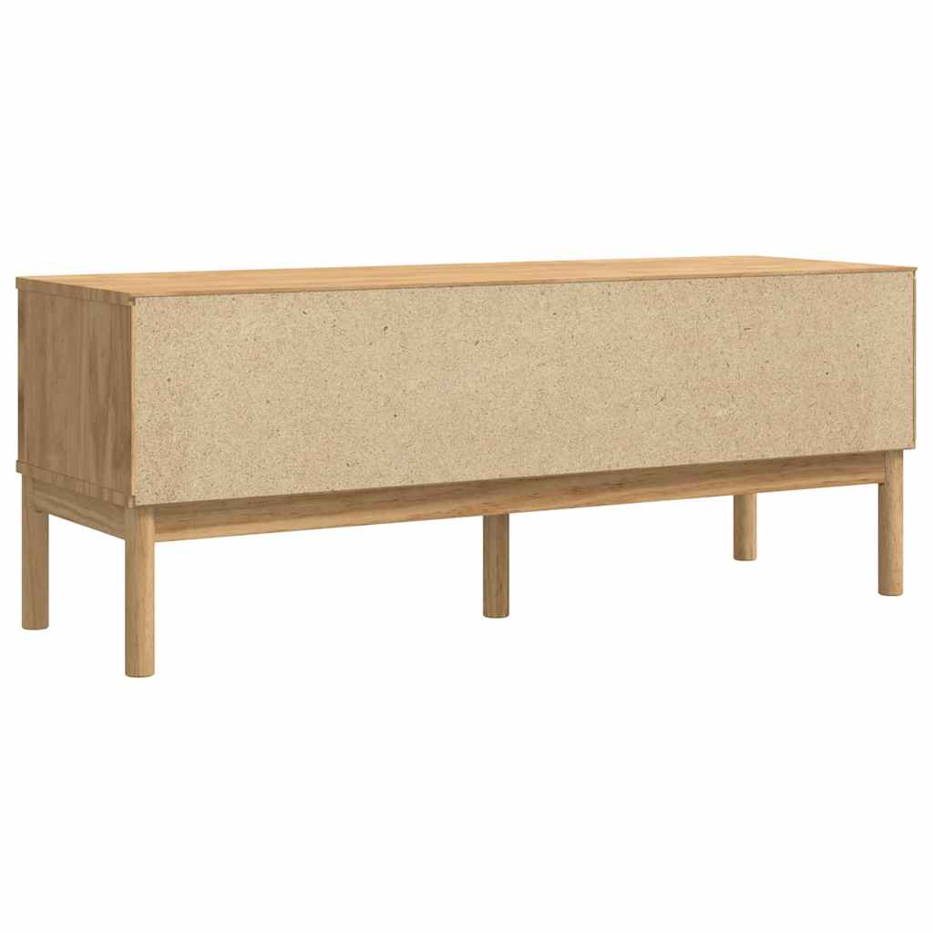 Klupa za hodnik s ladicama FLORO Vosak smeđa 115 x 40 x 45 cm