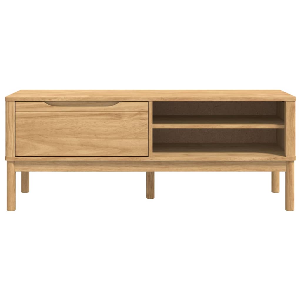Klupa za hodnik s ladicama FLORO Vosak smeđa 115 x 40 x 45 cm