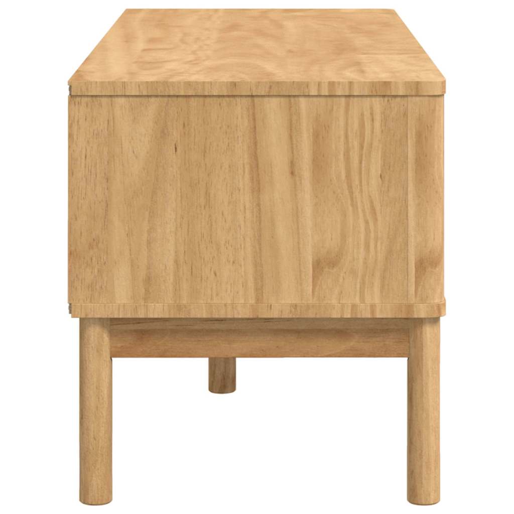 Klupa za hodnik s ladicama FLORO Vosak smeđa 115 x 40 x 45 cm
