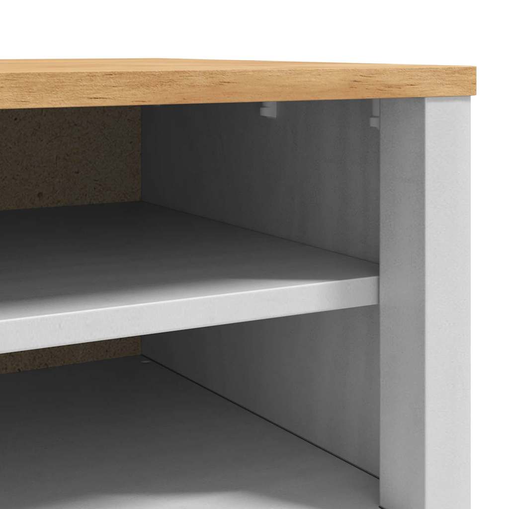 Klupa za hodnik s ladicama FLORO Bijelo 115 x 40 x 45 cm