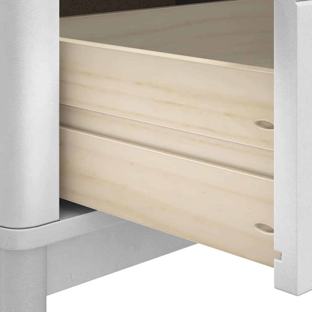 Klupa za hodnik s ladicama FLORO Bijelo 115 x 40 x 45 cm