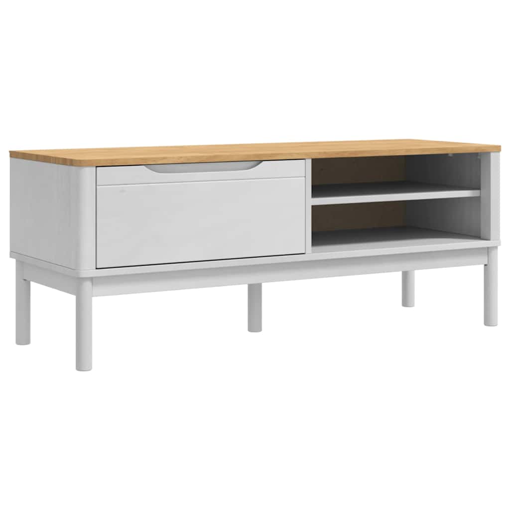 Klupa za hodnik s ladicama FLORO Bijelo 115 x 40 x 45 cm