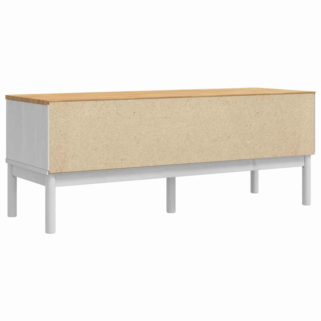 Klupa za hodnik s ladicama FLORO Bijelo 115 x 40 x 45 cm