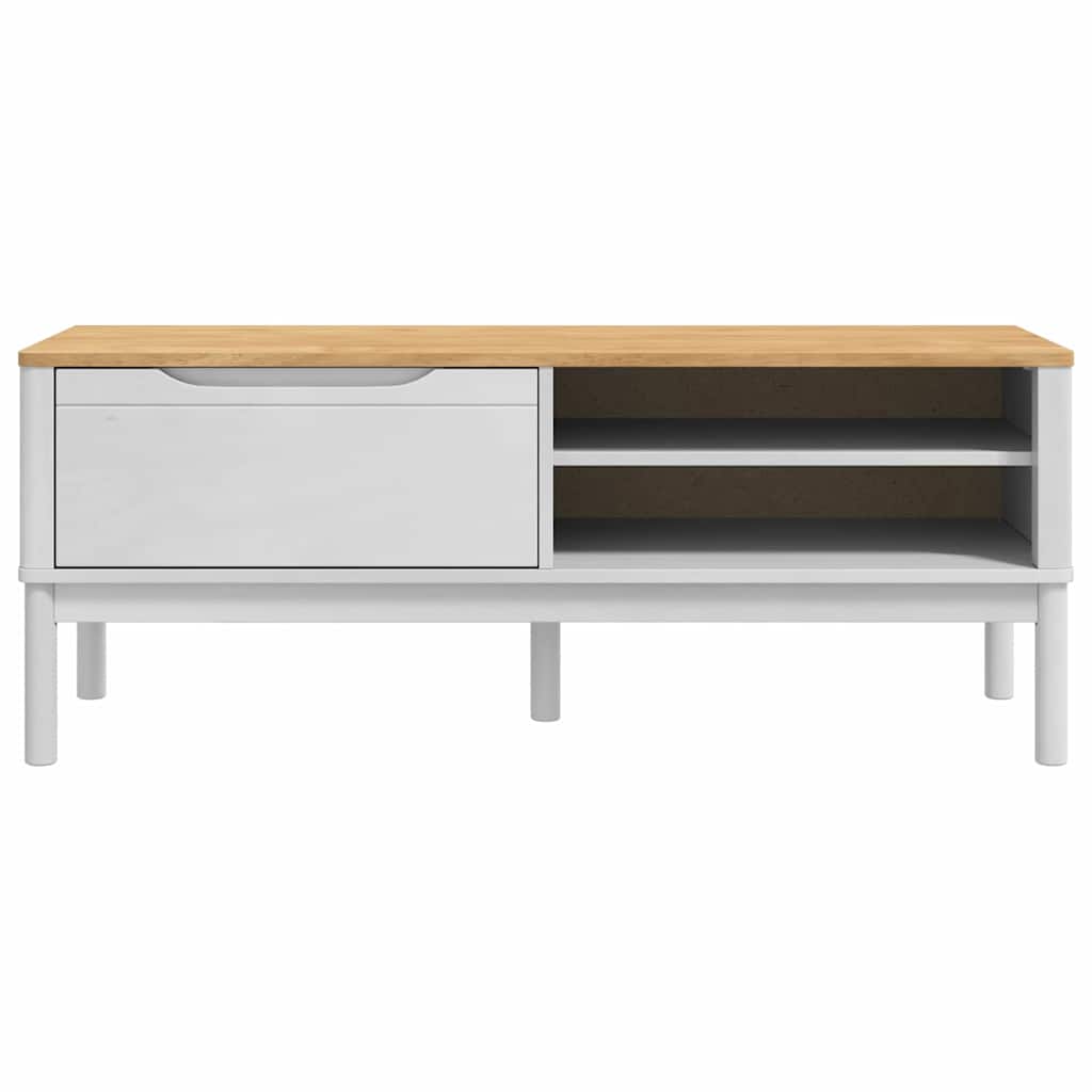 Klupa za hodnik s ladicama FLORO Bijelo 115 x 40 x 45 cm