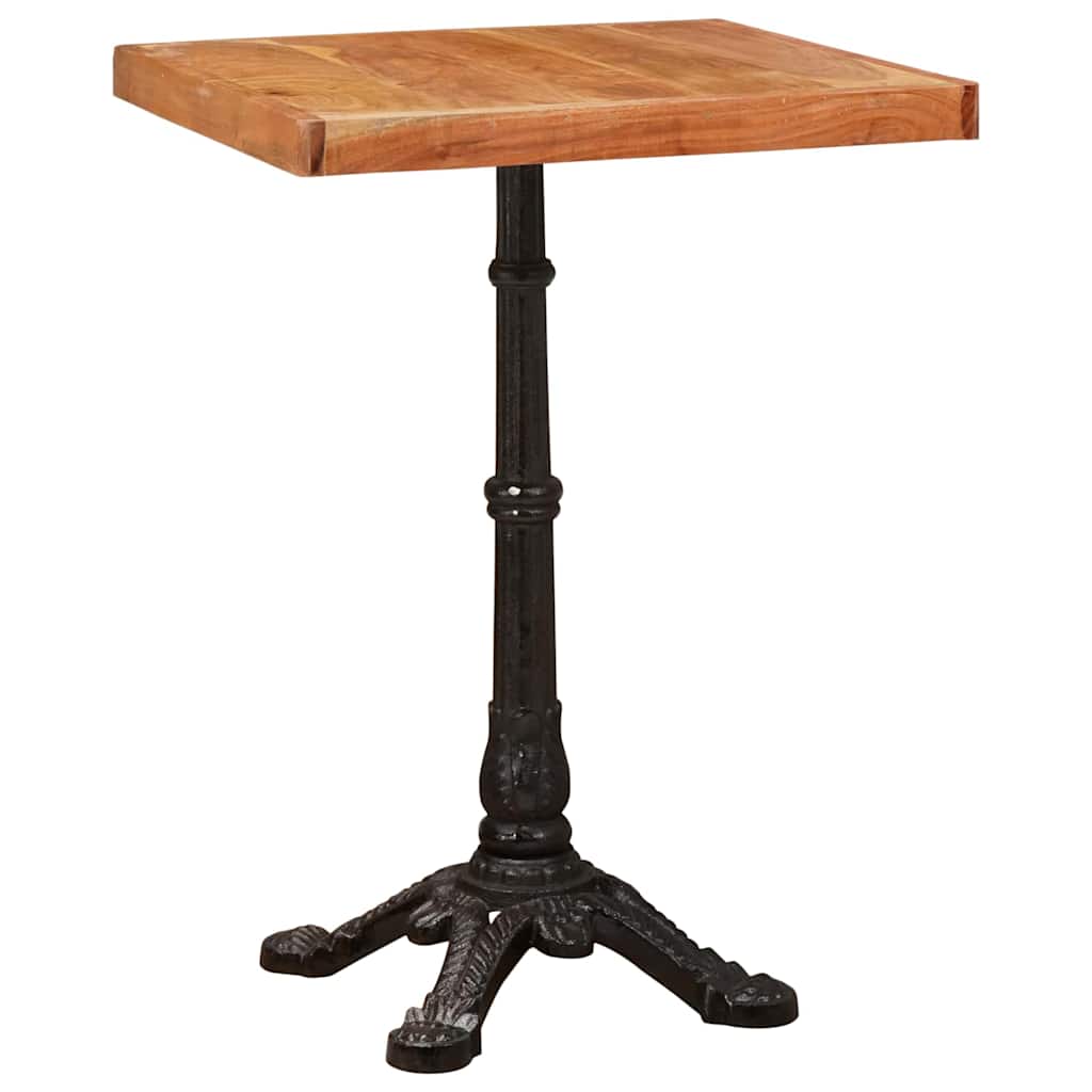 Bistro Stol Smeđa 50 x 50 x 76 cm Čvrsto drvo akacije