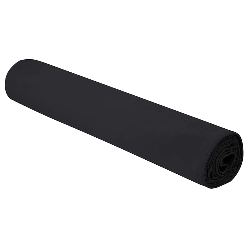 Sportski Ručnici 2 pcs Crna 200 x 100 cm Poliester i poliamid