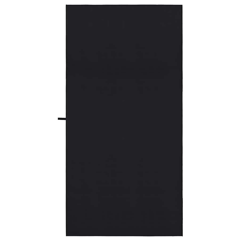 Sportski Ručnici 2 pcs Crna 200 x 100 cm Poliester i poliamid