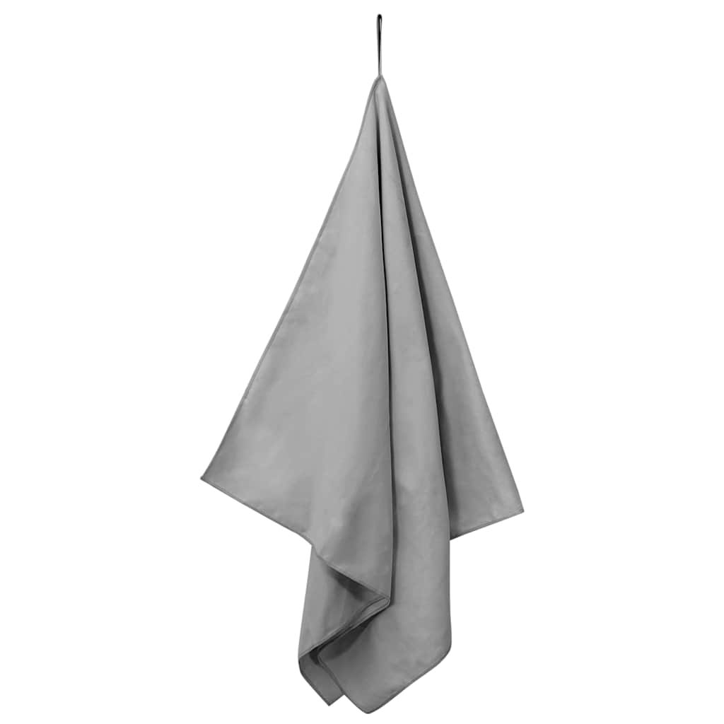 Sportski Ručnici 2 pcs Tamno siva 140 x 70 cm