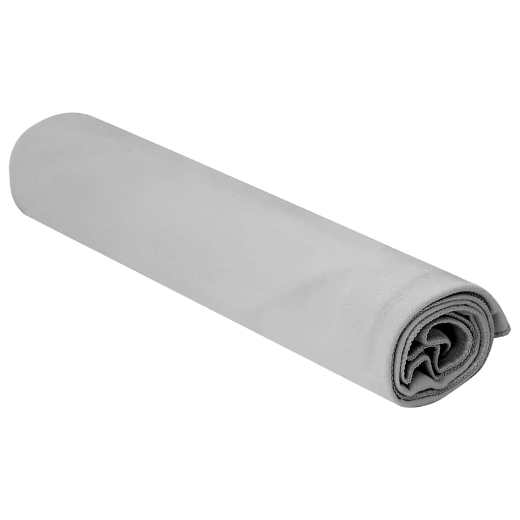 Sportski Ručnici 2 pcs Siva 100 x 50 cm Poliester i poliamid