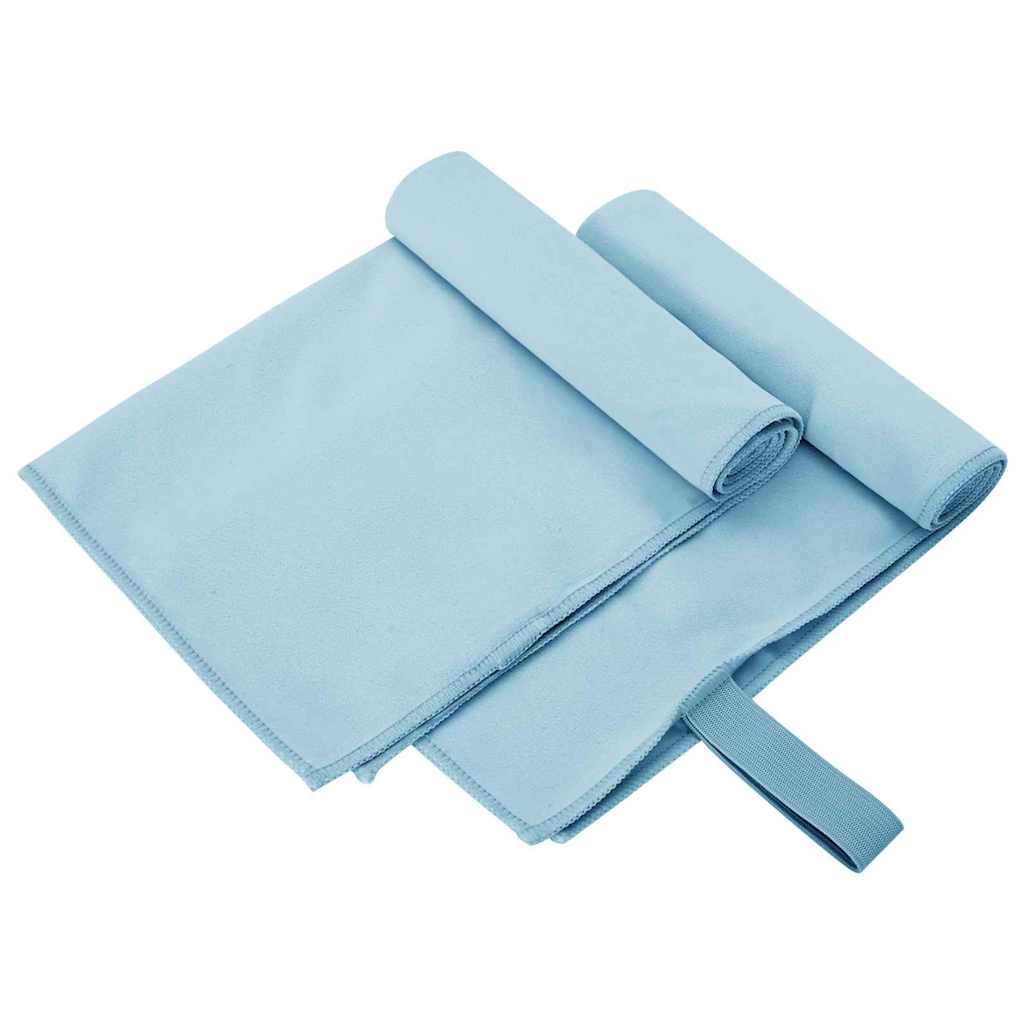Sportski Ručnici 2 pcs Plava 50 x 30 cm Poliester i poliamid