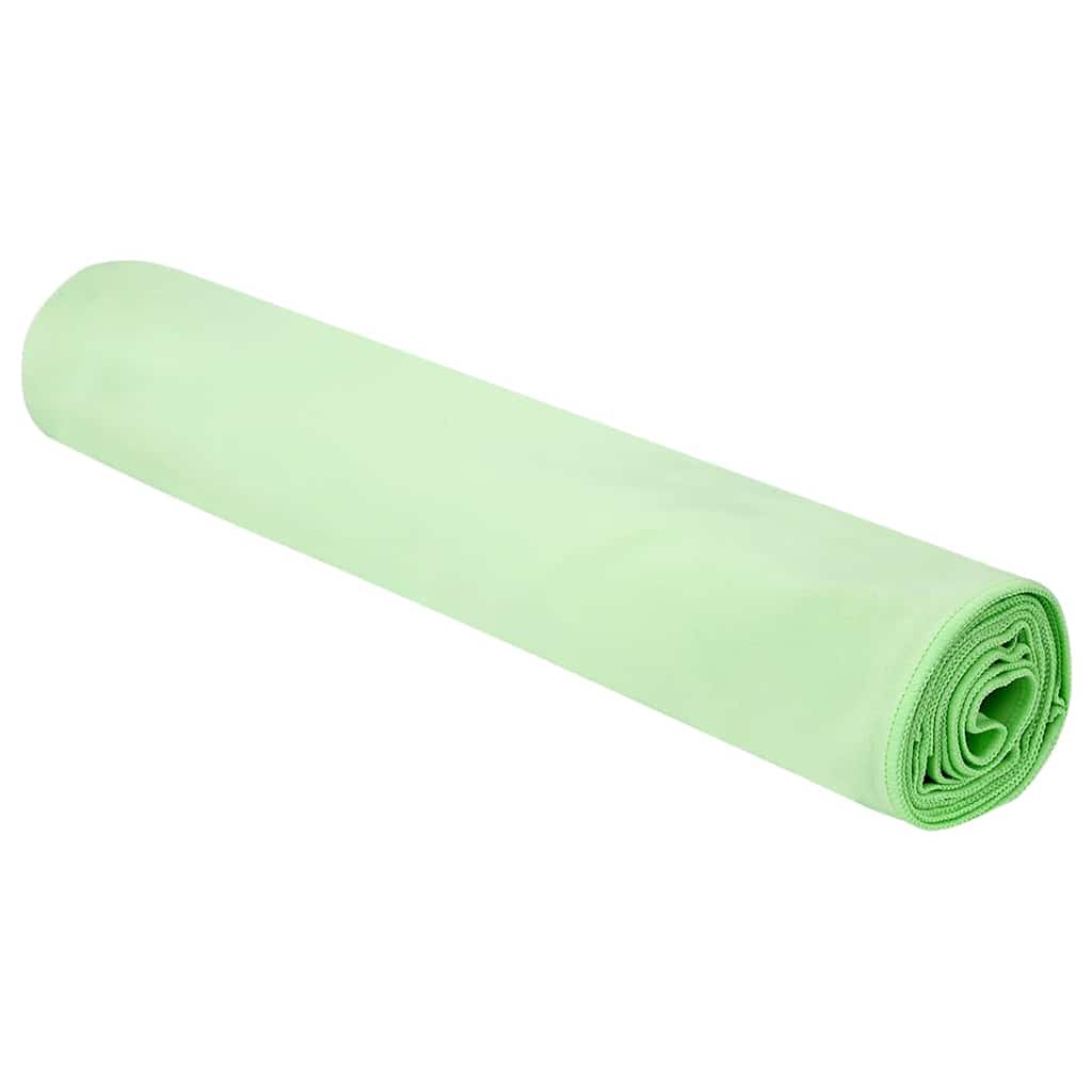 Sportski Ručnici 2 pcs Zelena 180 x 90 cm Poliester i poliamid