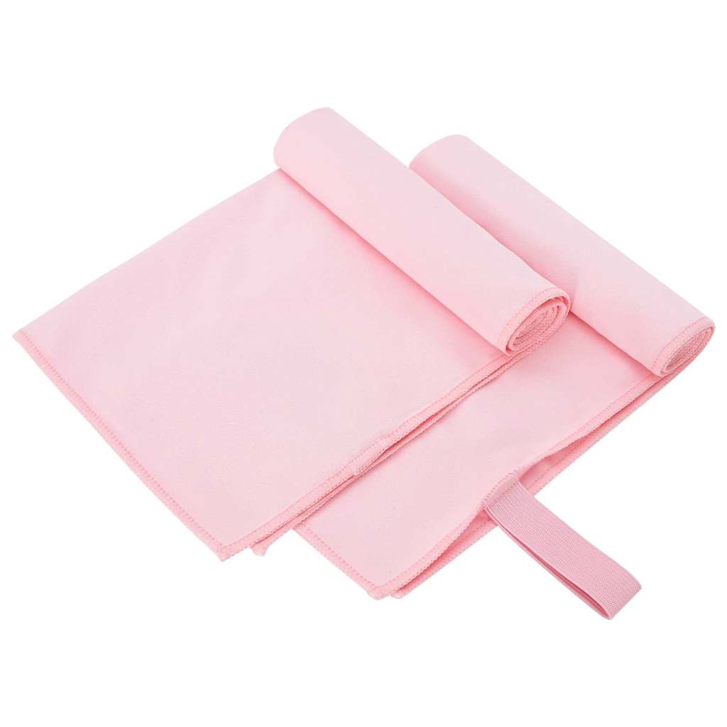 Sportski Ručnici 2 pcs Ružičasta 50 x 30 cm