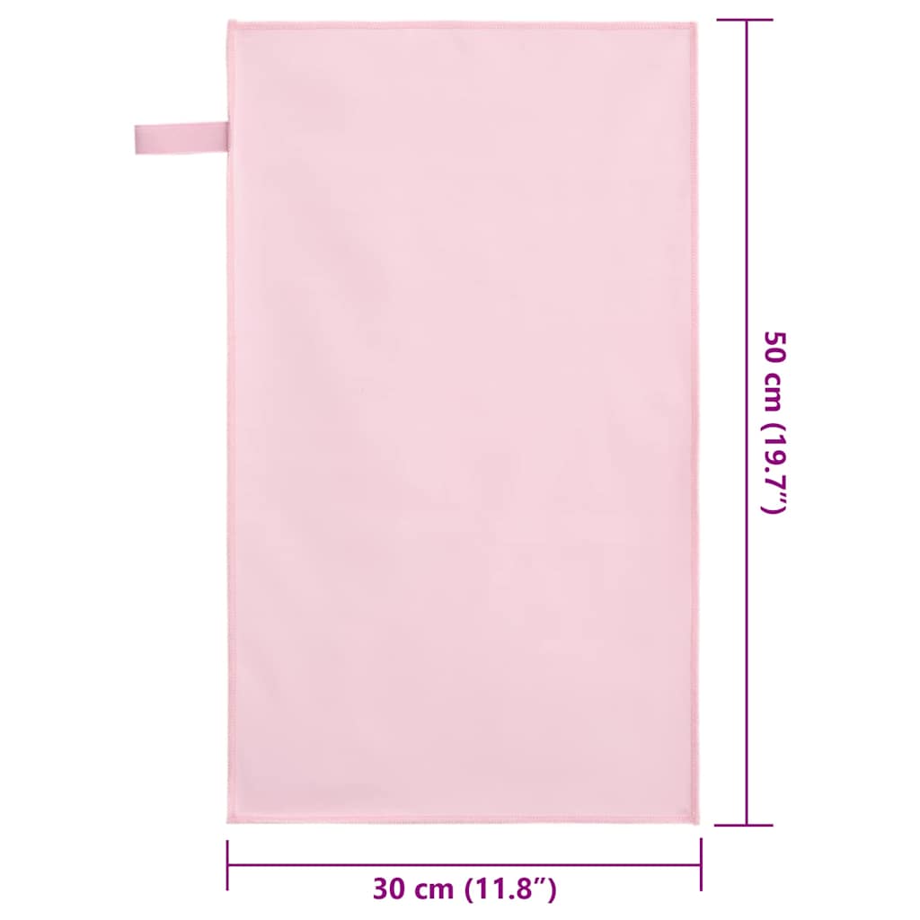 Sportski Ručnici 2 pcs Ružičasta 50 x 30 cm
