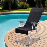 Vanjski ručnici za stolice 2 pcs Crna 130 x 60 cm