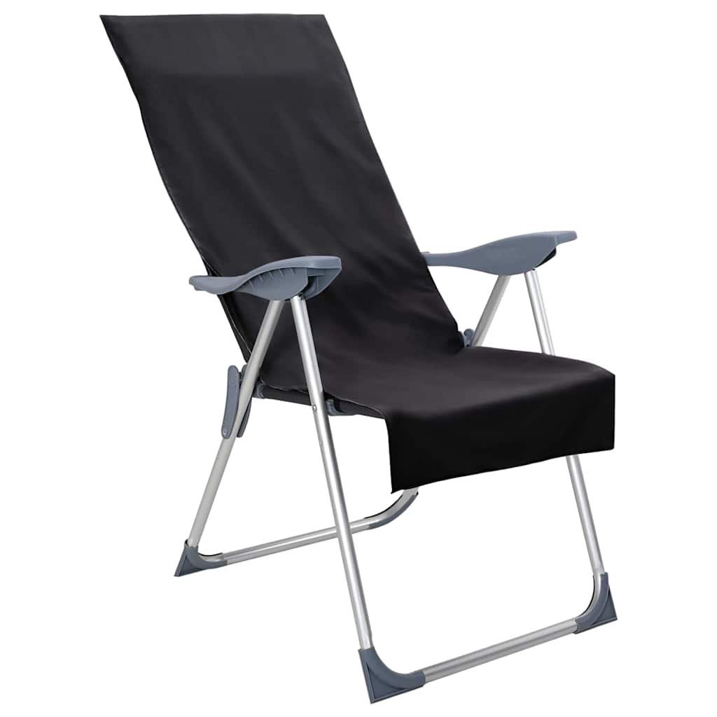 Vanjski ručnici za stolice 2 pcs Crna 130 x 60 cm