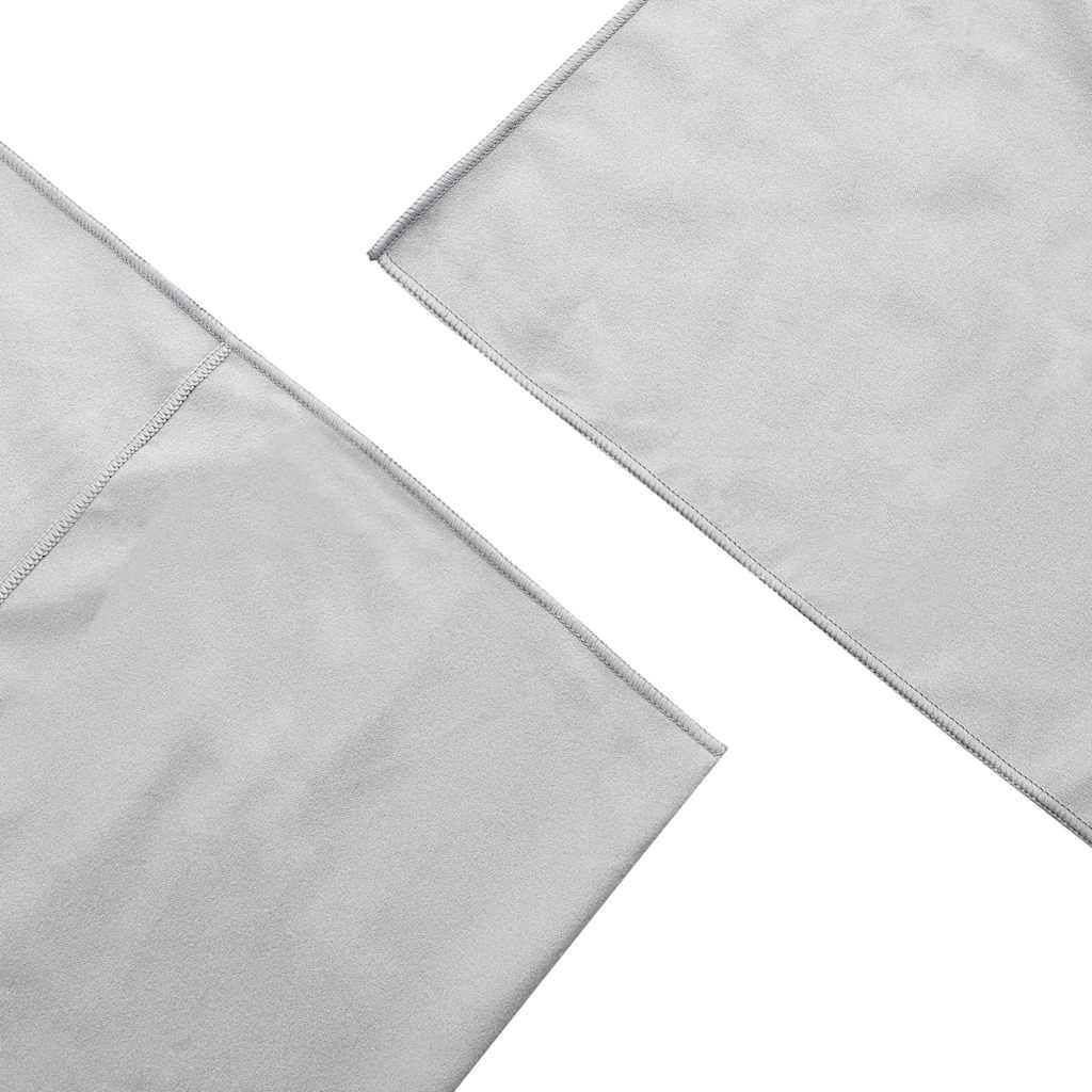 Vanjski ručnici za stolice 2 pcs Siva 130 x 60 cm