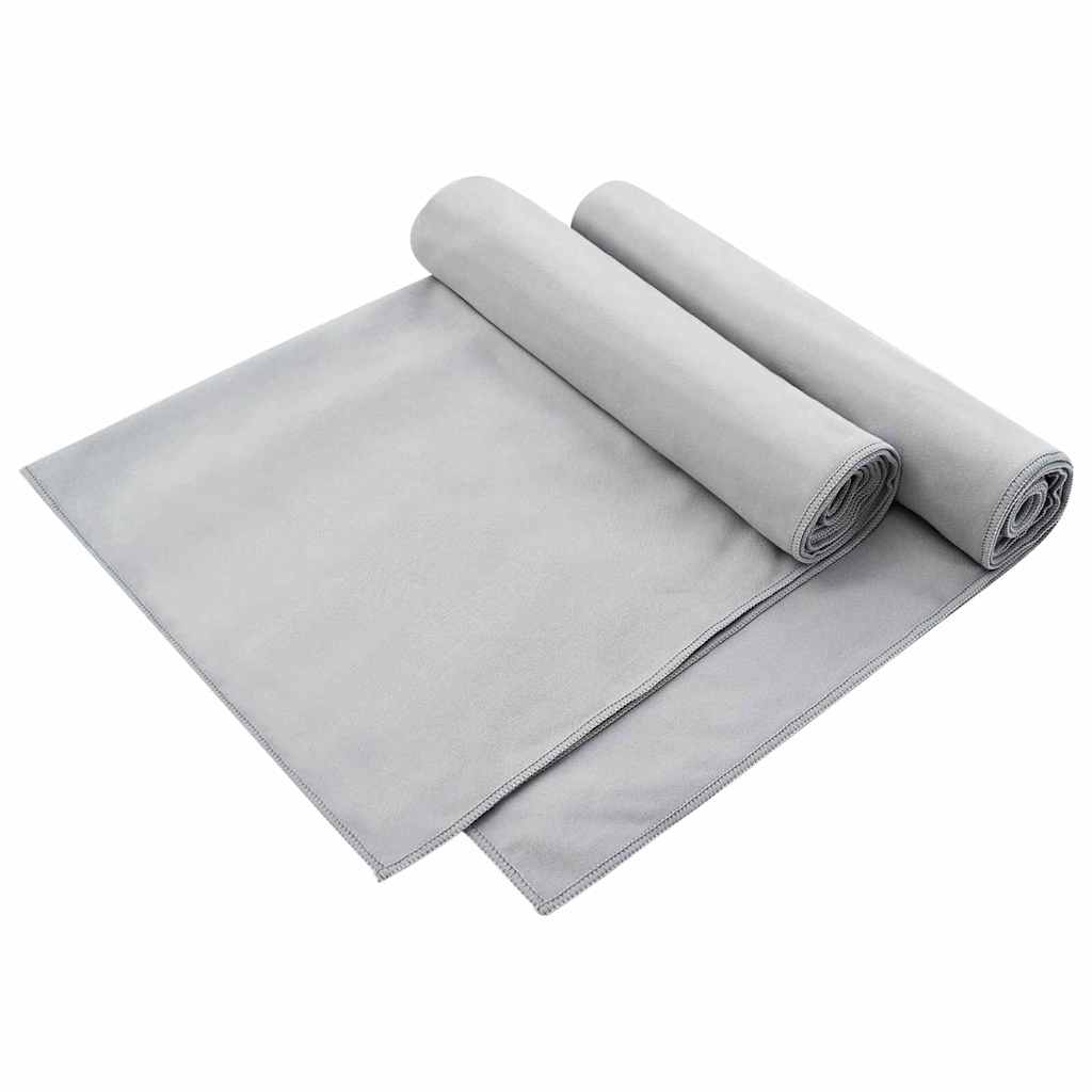 Vanjski ručnici za stolice 2 pcs Siva 130 x 60 cm