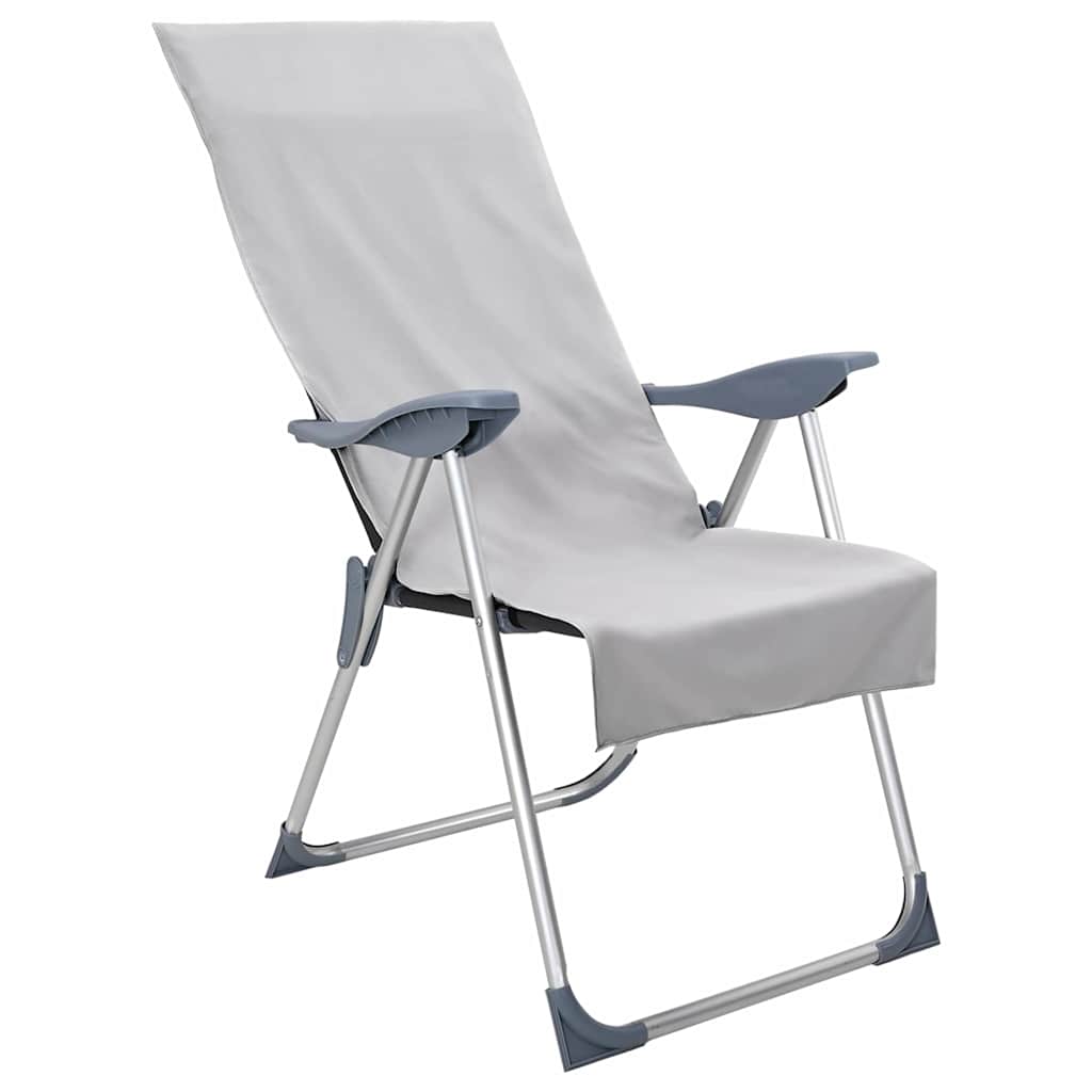 Vanjski ručnici za stolice 2 pcs Siva 130 x 60 cm