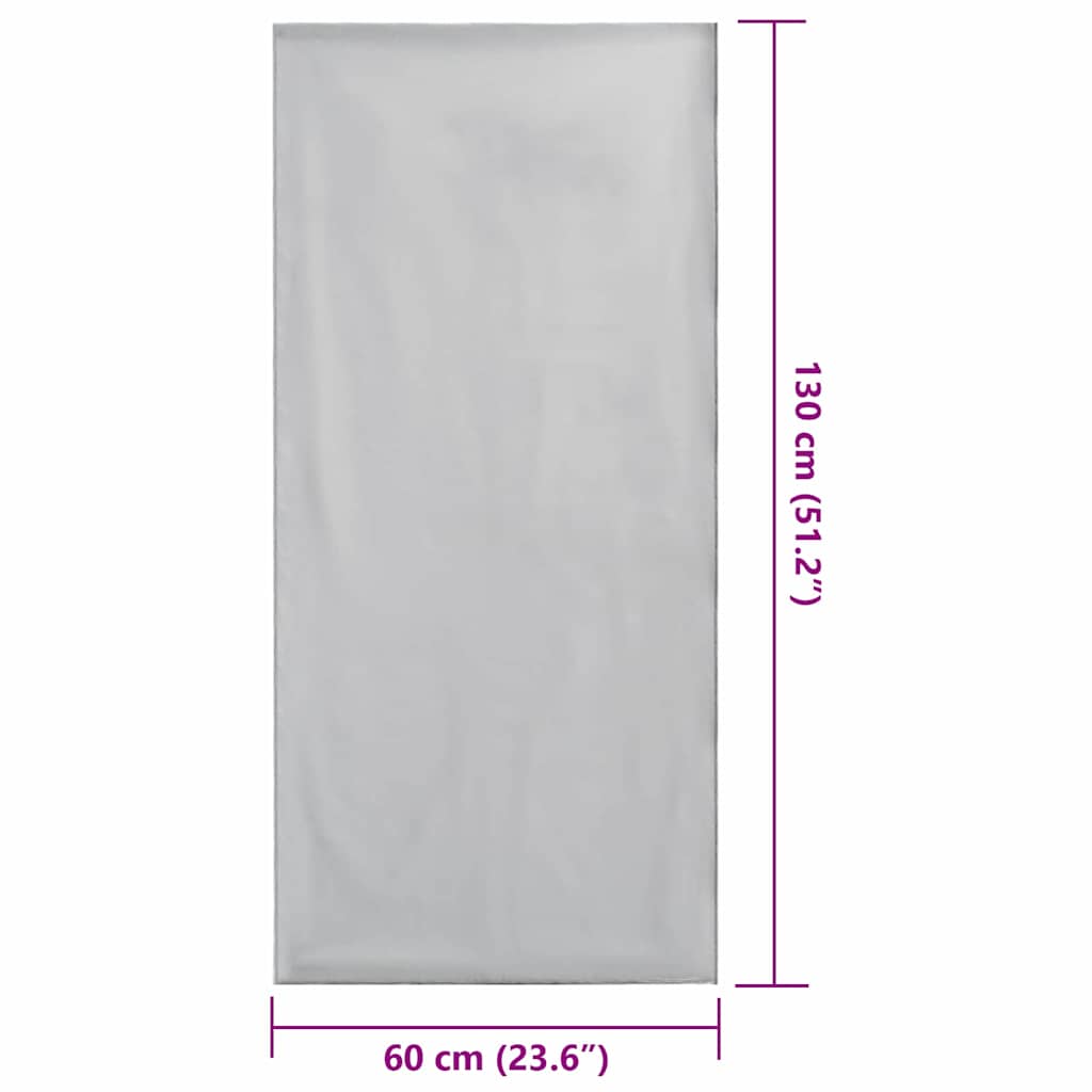 Vanjski ručnici za stolice 2 pcs Siva 130 x 60 cm