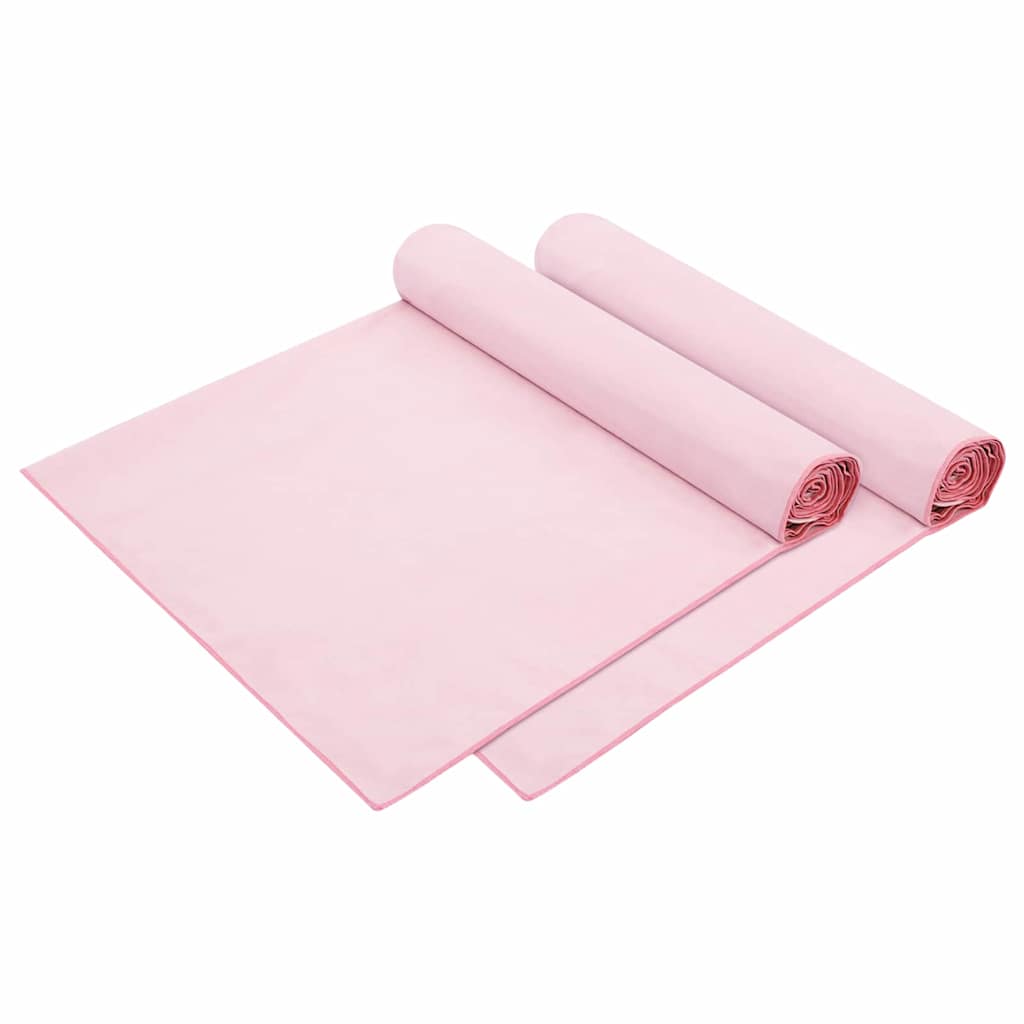 Ručnici za ležaljku 2 pcs Ružičasta 210 x 75 cm