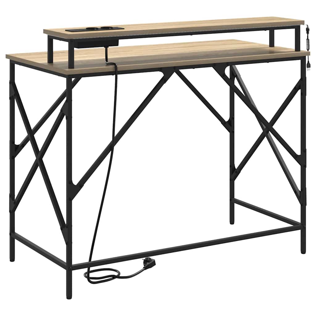 Stol Sonoma hrast 100 x 50 x 86,5 cm Konstruirano drvo