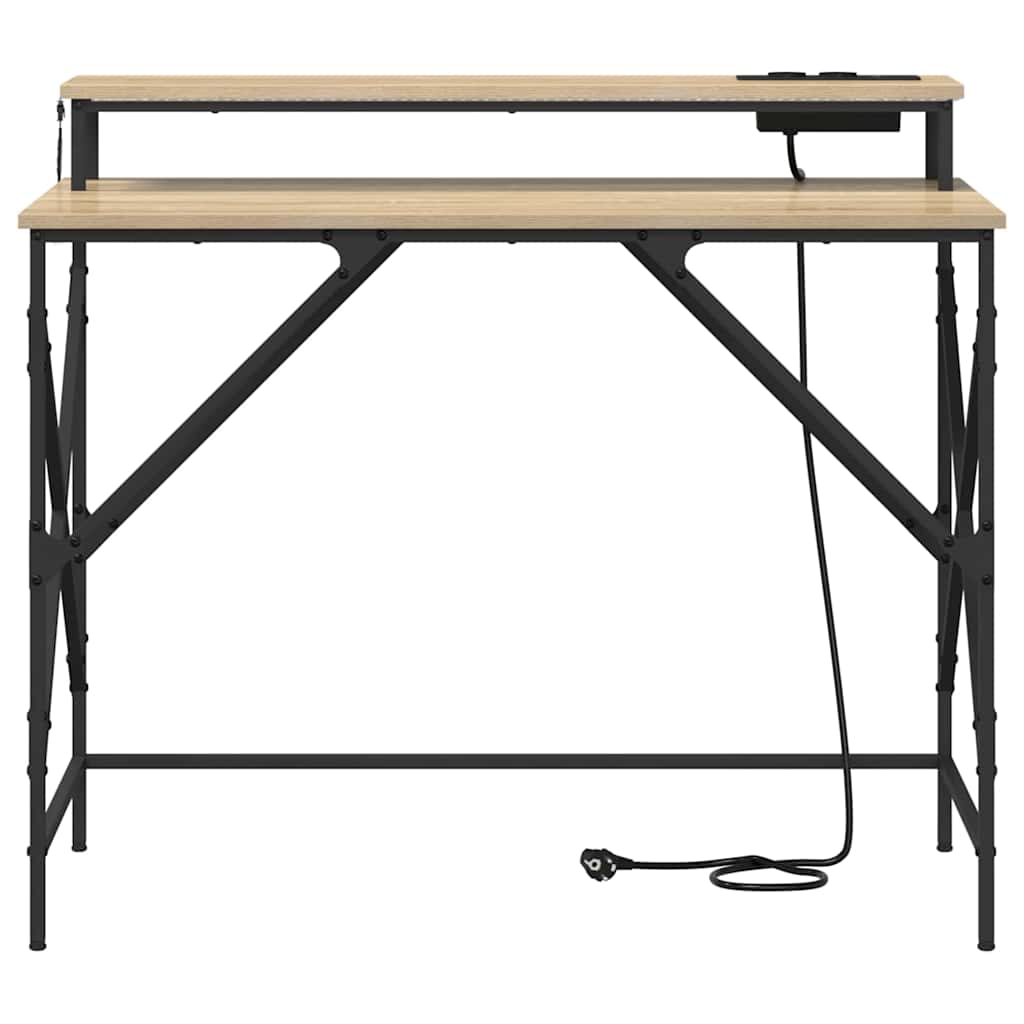 Stol Sonoma hrast 100 x 50 x 86,5 cm Konstruirano drvo