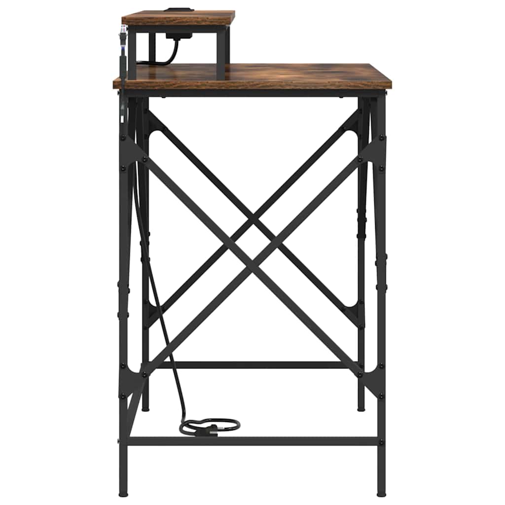Stol Dimljeni hrast 100 x 50 x 86,5 cm Konstruirano drvo
