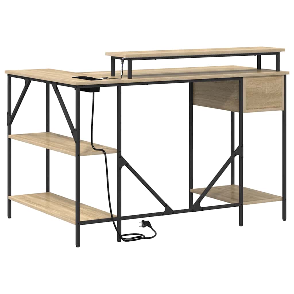 Stol Sonoma hrast 120 x 79 x 86,5 cm Konstruirano drvo