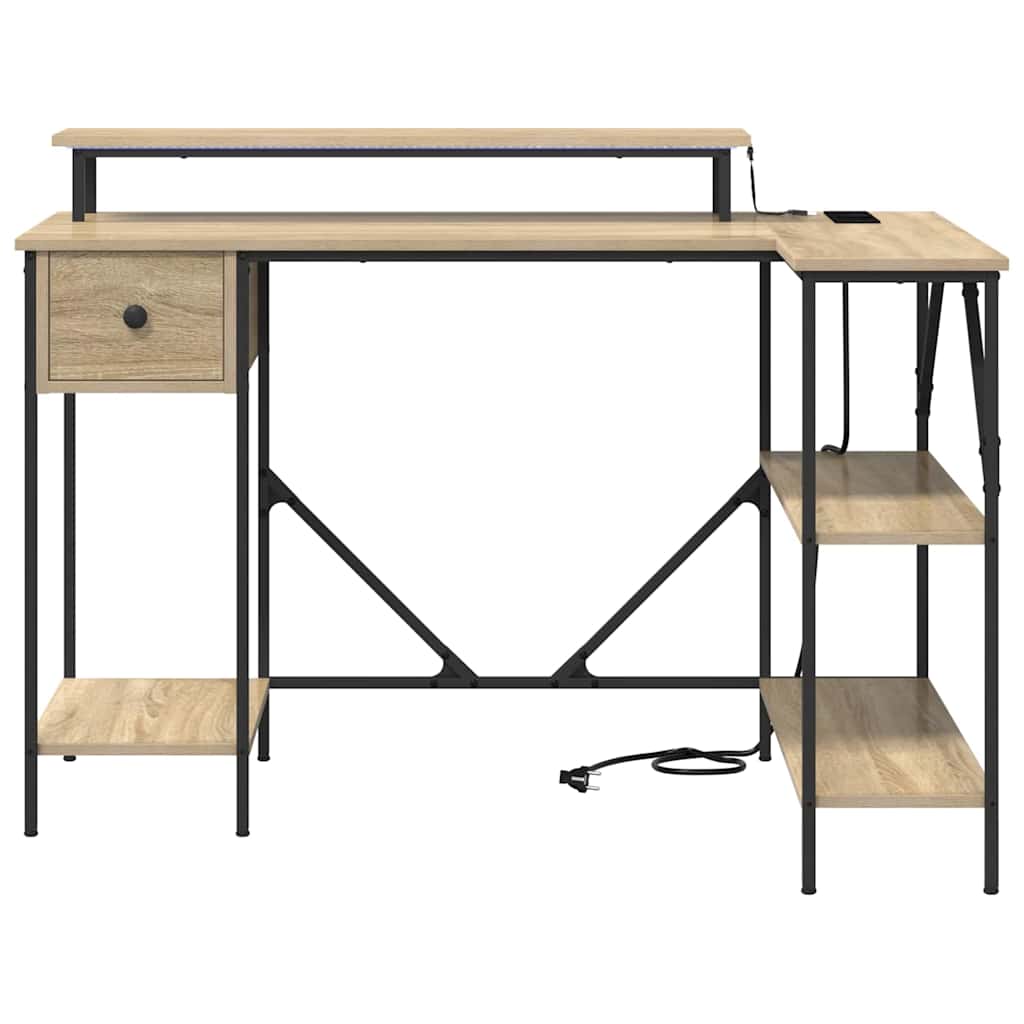 Stol Sonoma hrast 120 x 79 x 86,5 cm Konstruirano drvo