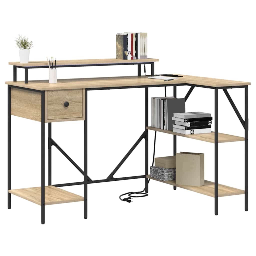 Stol Sonoma hrast 120 x 79 x 86,5 cm Konstruirano drvo