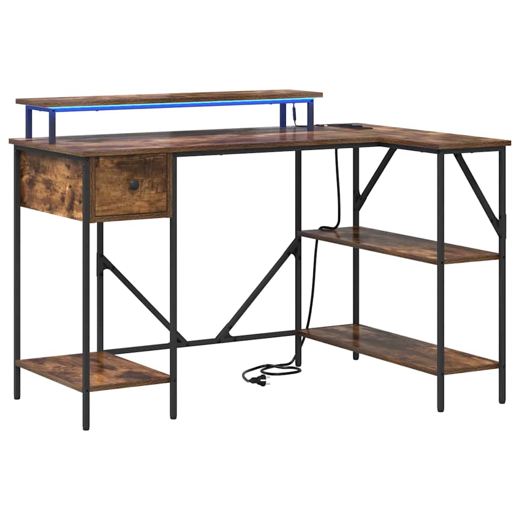 Stol Dimljeni hrast 120 x 79 x 86,5 cm Konstruirano drvo