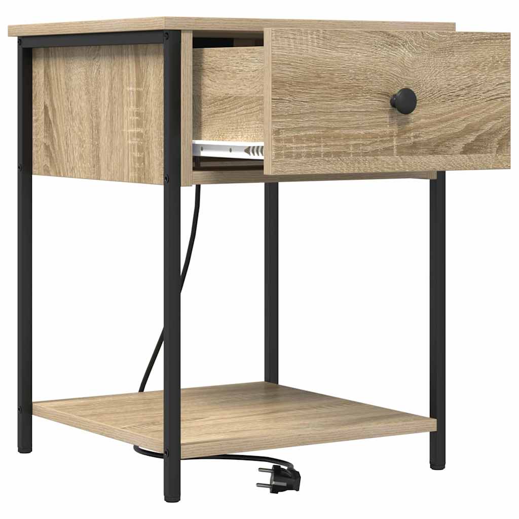 Noćni ormar Sonoma hrast 42 x 41 x 56 cm Konstruirano drvo