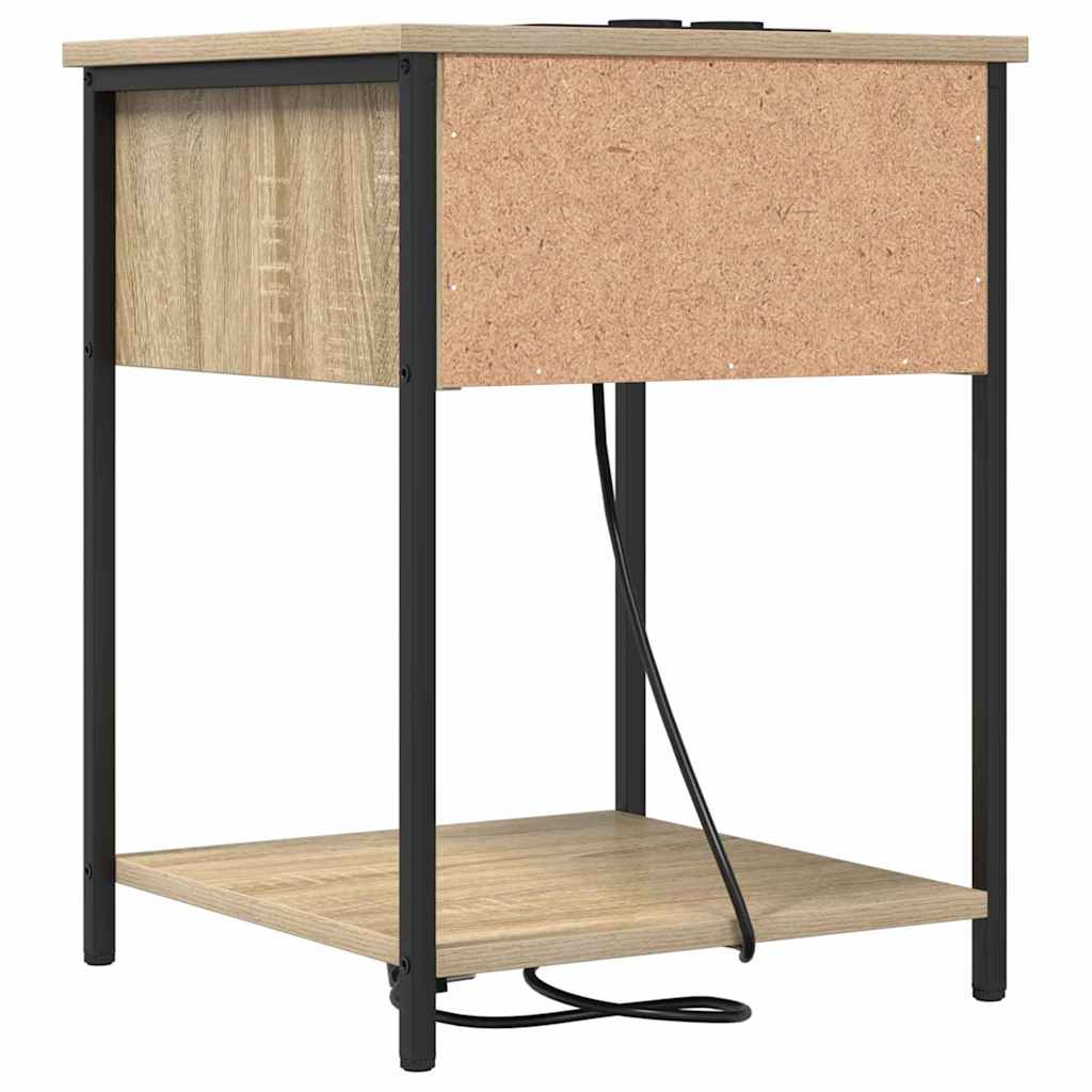 Noćni ormar Sonoma hrast 42 x 41 x 56 cm Konstruirano drvo