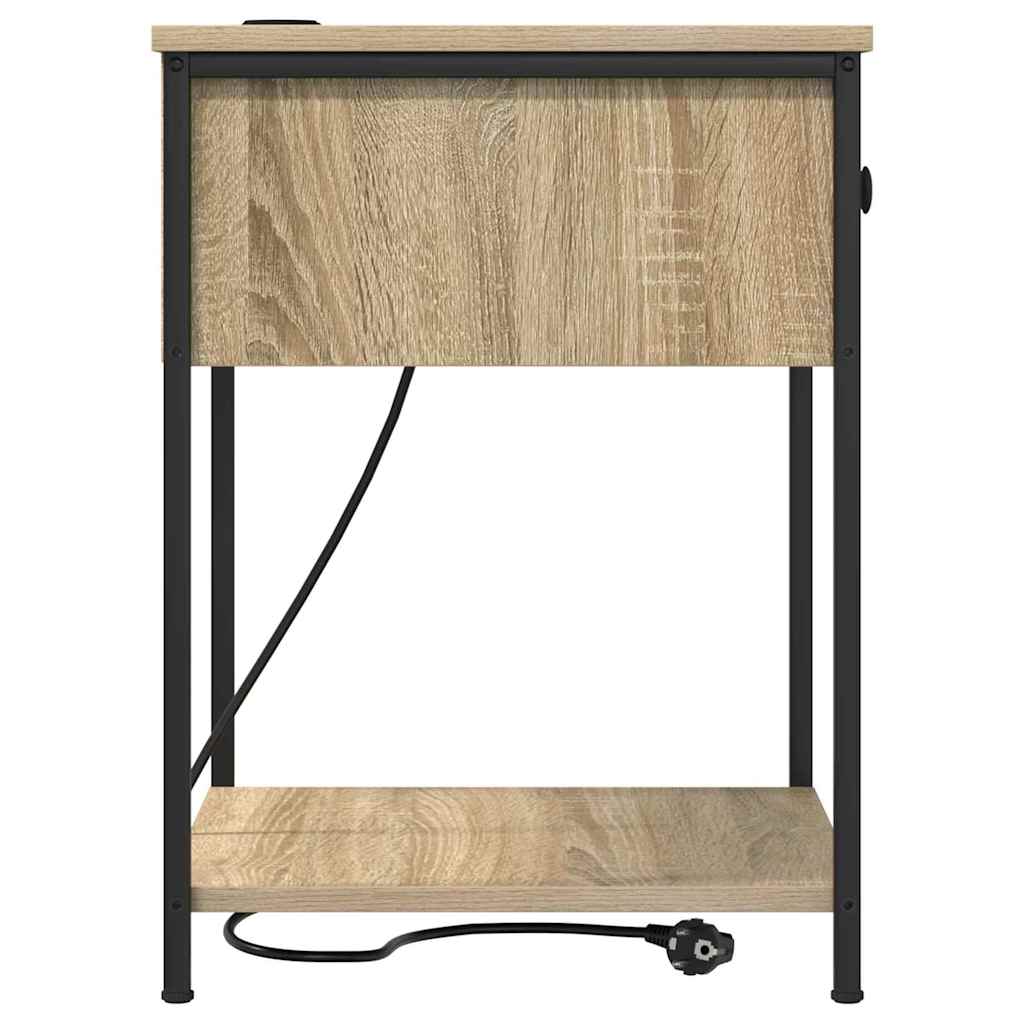 Noćni ormar Sonoma hrast 42 x 41 x 56 cm Konstruirano drvo