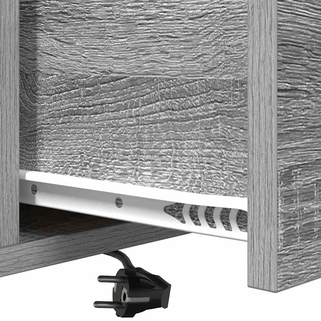 Noćni ormar Siva Sonoma 40 x 31 x 60 cm Konstruirano drvo