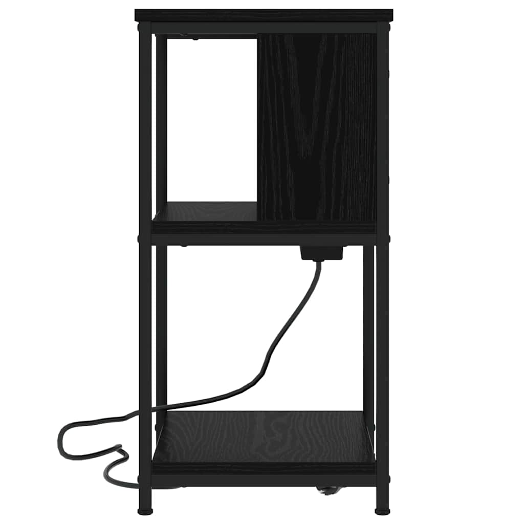 Noćni ormar Crni hrast 38 x 31 x 61 cm Konstruirano drvo