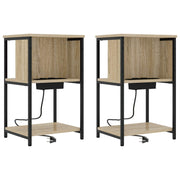 Noćni ormar 2 pcs Sonoma hrast 38 x 31 x 61 cm