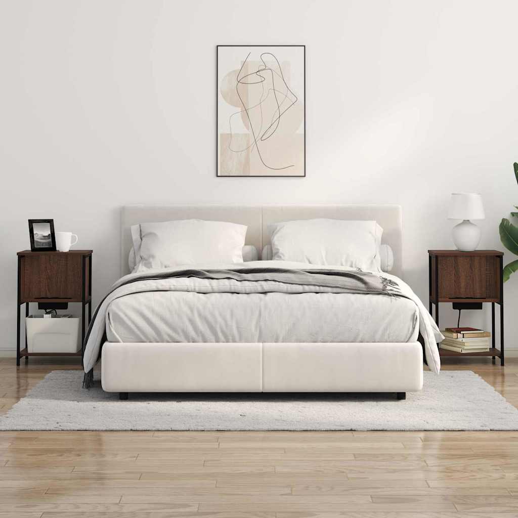 Noćni ormar Smeđi hrast 38 x 31 x 61 cm Konstruirano drvo