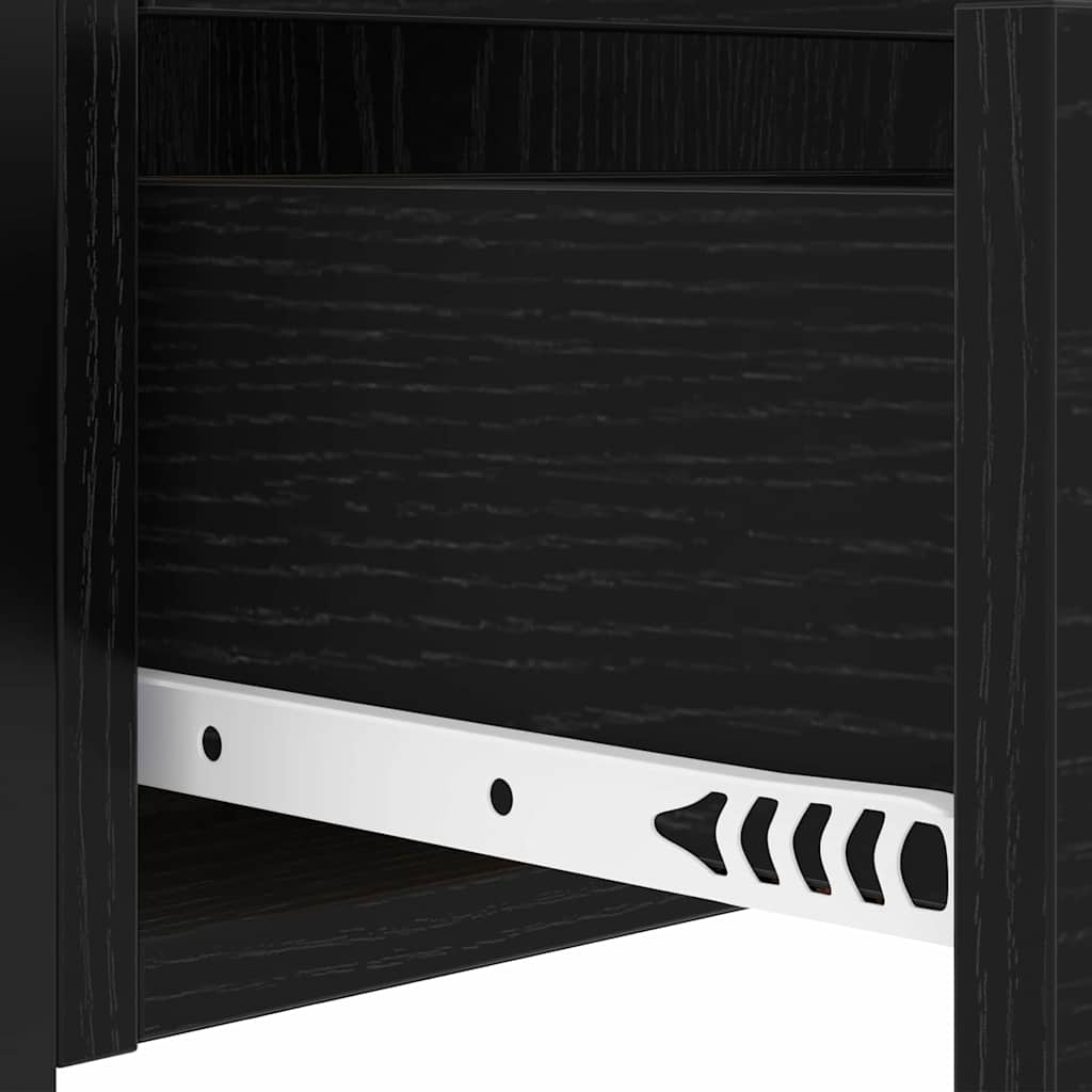 Noćni ormar Crni hrast 40 x 31 x 60 cm Konstruirano drvo