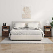 Noćni ormar 2 pcs Smeđi hrast 40 x 31 x 60 cm Konstruirano drvo