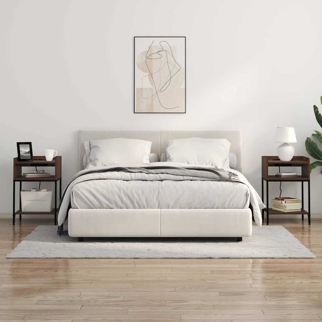 Noćni ormar Smeđi hrast 40 x 40 x 61 cm Konstruirano drvo
