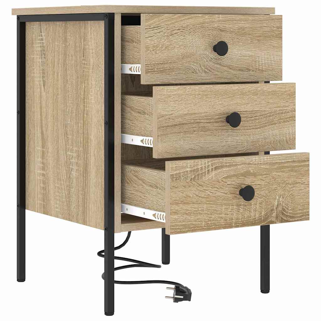 Noćni ormar Sonoma hrast 42 x 41 x 61 cm Konstruirano drvo